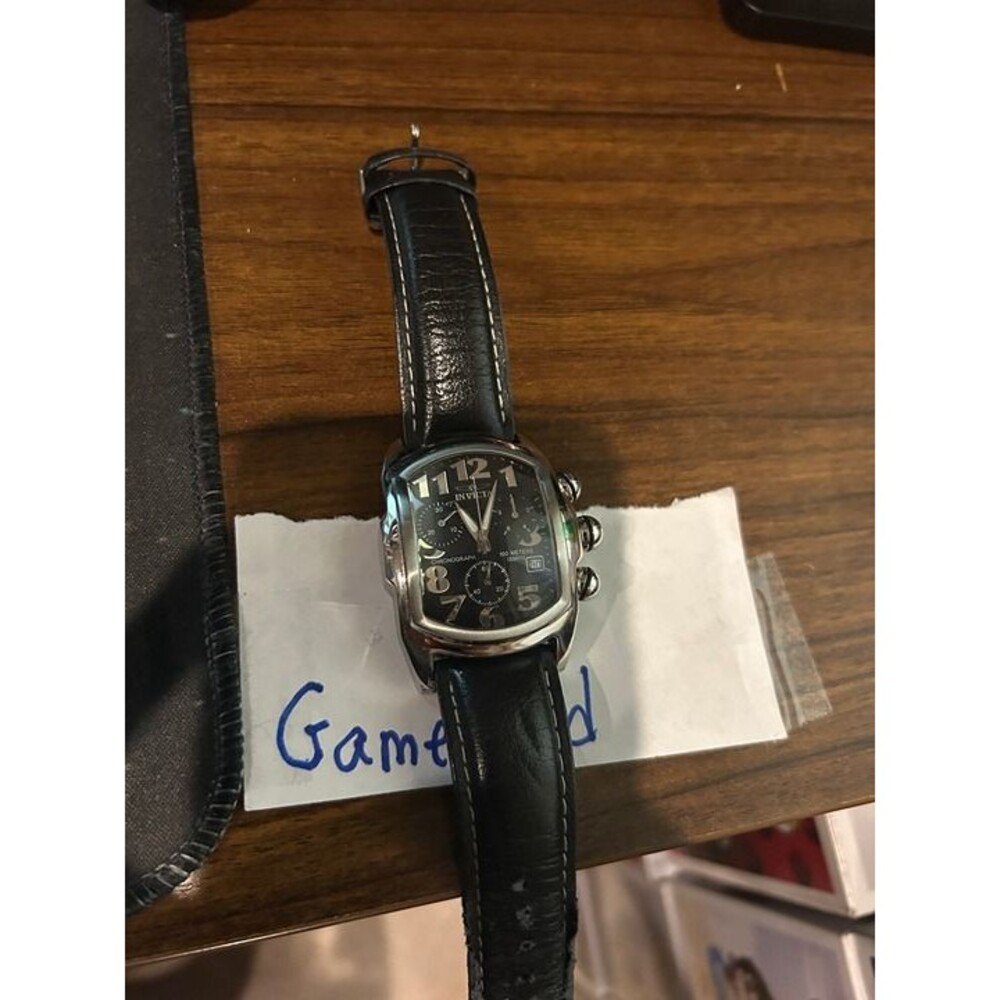 Invicta Lupah Men 9818 Classic Swiss Chronograph Movement Leather 40mm